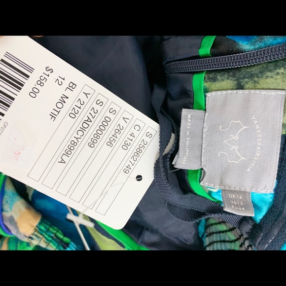 NWT Vanessa Virginia Shadeflower Dress size 12 - Picture 8 of 8